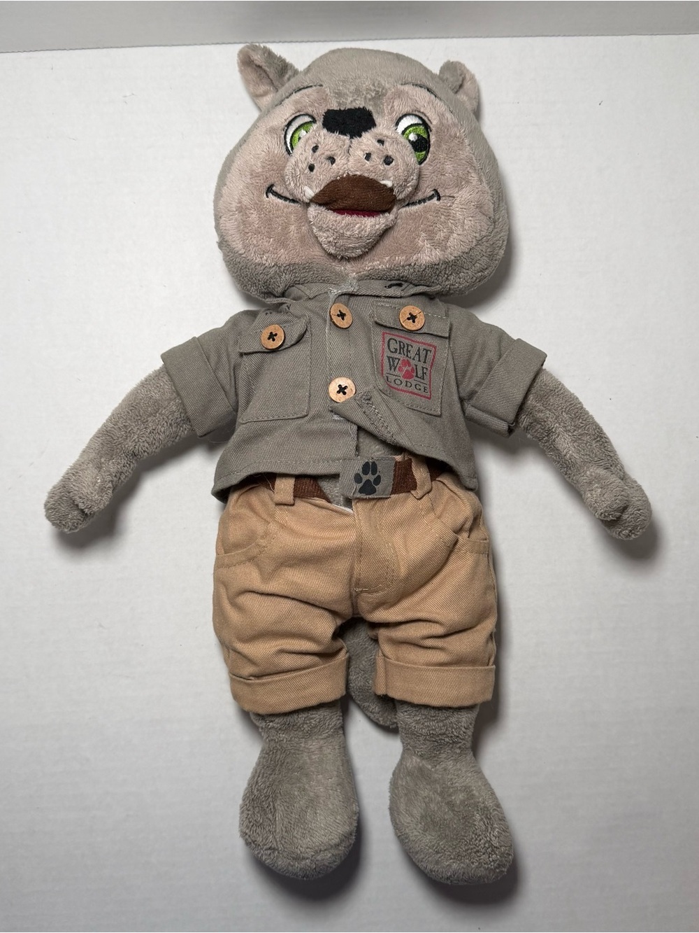 Great Wolf Lodge Wiley Wolf Plush Stuffed Animal Toy Retired
